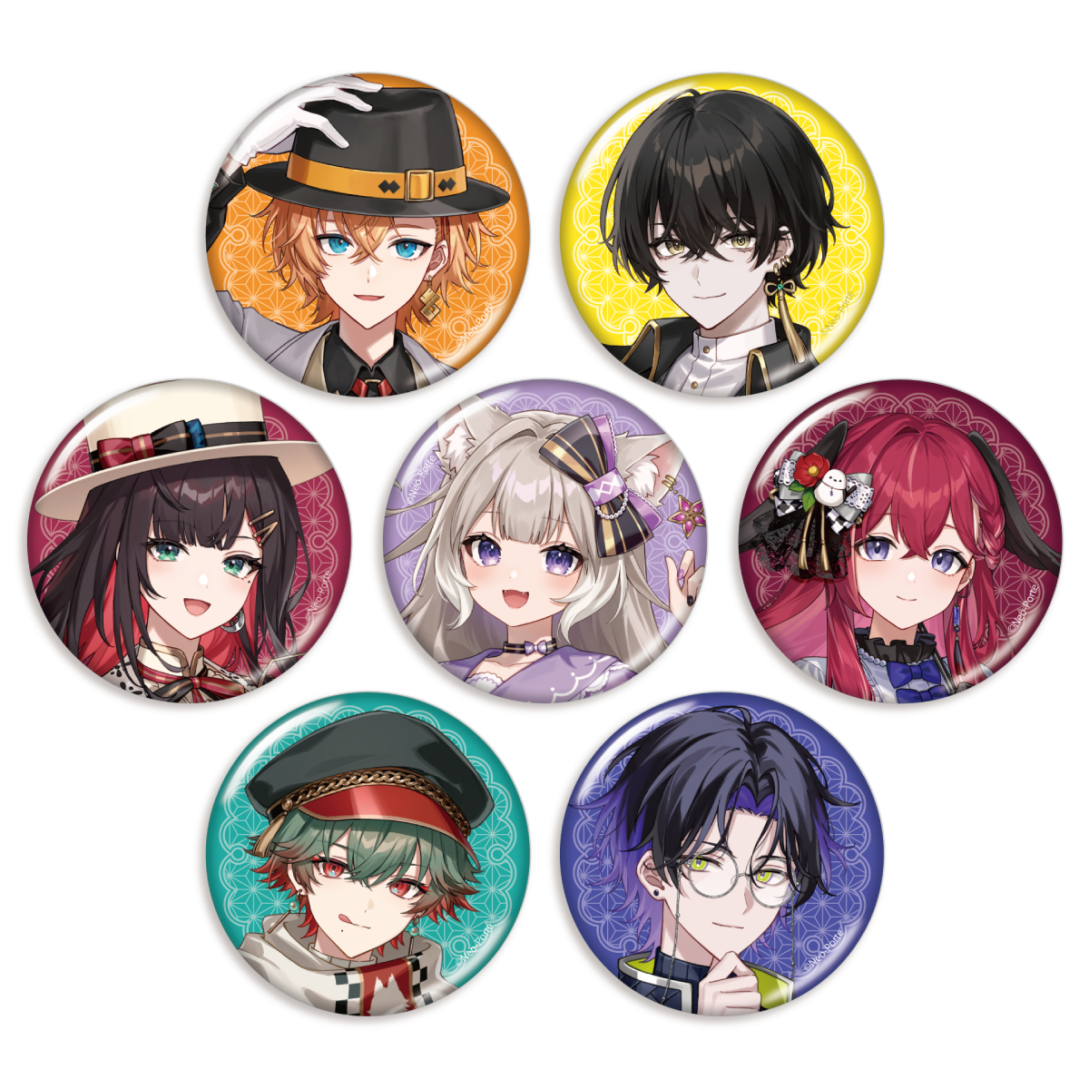 パレオ 缶バッジ 2rd 特典　とらのあな 魔道祖師 広博 六載同行シリーズ缶バッジ【お取り寄せ・日本から